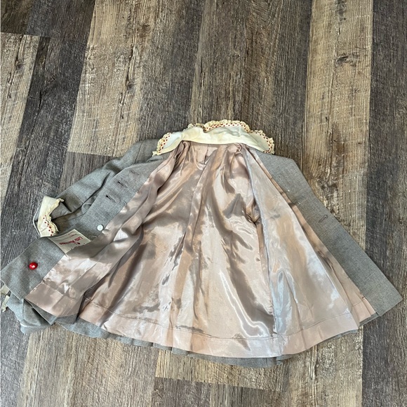 Vintage 1950 Little Miss Robin Gray Bundle Jacket and Bonnet Hat Toddler Girl - Picture 7 of 10